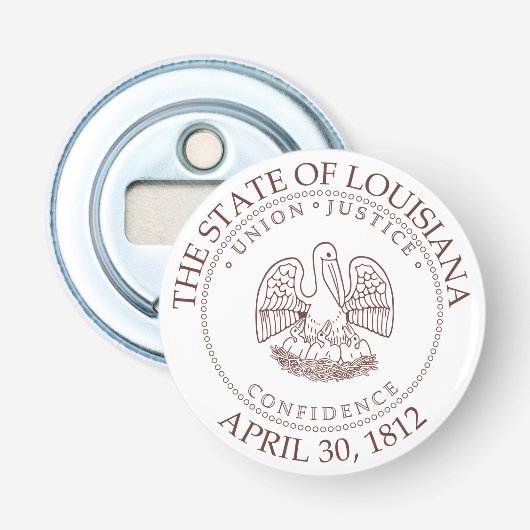 Louisiana-Zeichen Flaschenöffner (Vorderseite)
