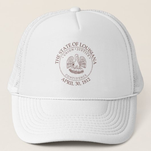 Louisiana-Zeichen Truckerkappe (Vorderseite)
