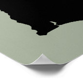 Louisiana Zuhause weg vom Staat-Poster-Zeichen Poster (Ecke)