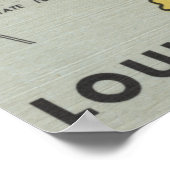 LouisianaDetaillierte Karte von StateLouisiana Poster (Ecke)