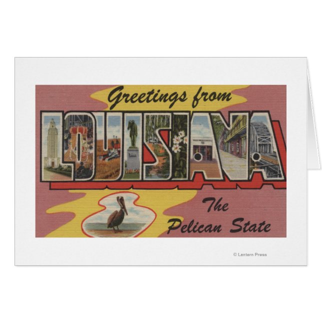 LouisianaGroße BuchstabenszenenLouisiana 2 (Vorderseite (Horizontal))