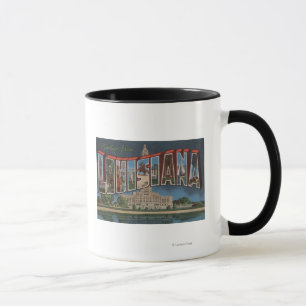 LouisianaGroße BuchstabenszenenLouisiana Tasse
