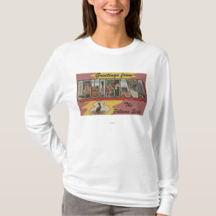 LouisianaLarge Buchstabe ScenesLouisiana 2 T-Shirt