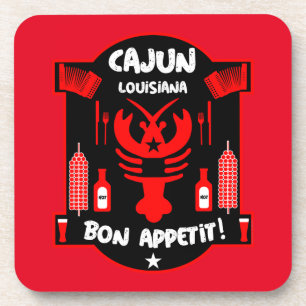 Louisianas Cajun-Feinschmecker und Events Getränkeuntersetzer