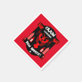 Louisianas Cajun-Feinschmecker und Veranstaltungen Serviette (Ecke)