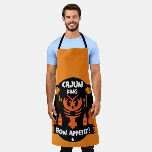 Louisianas Cajun King Schürze (Getragen)