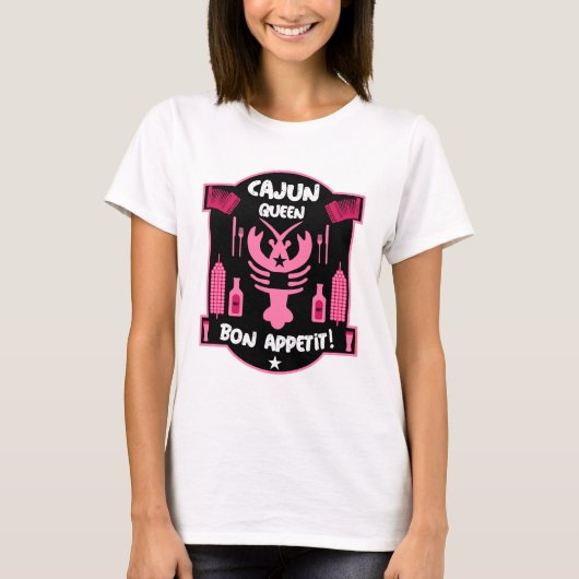 Louisianas Cajun Queen T-Shirt (Vorderseite)