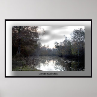 Louisianna-Sunrise-Poster - Maßgeschneidert Poster