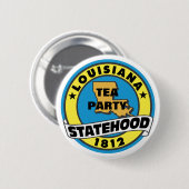 LOUISIANNA TEE-PARTY-STAAT BUTTON (Vorne & Hinten)