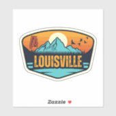 Louisville Alabama Aufkleber (Blatt)