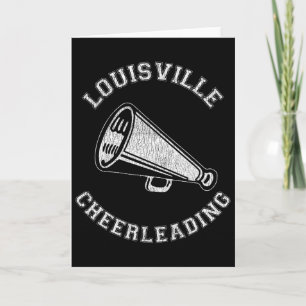 Louisville Cheer abgenutzt Retro 90er Jahre Cheerl Karte