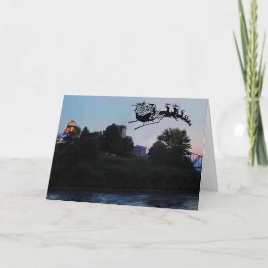 Louisville Christmas Feiertagskarte (Vorderseite)