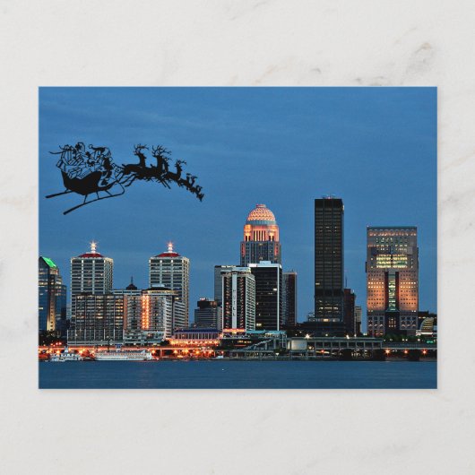 Louisville Christmas Feiertagspostkarte (Vorderseite)
