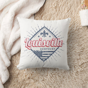 Louisville City Kentucky United Staaten Vintag USA Kissen