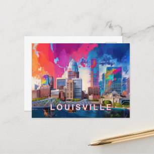 Louisville Derby City Postkarte