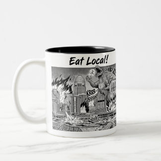 Louisville Eat Local 2 Zweifarbige Tasse
