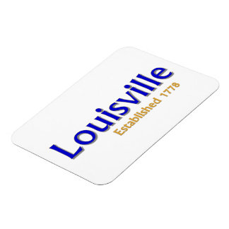 Louisville Established 3"x4" Flexible Foto Magnet
