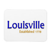 Louisville Established 3"x4" Flexible Foto Magnet (Horizontal)