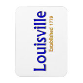 Louisville Established 3"x4" Flexible Foto Magnet (Vertikal)
