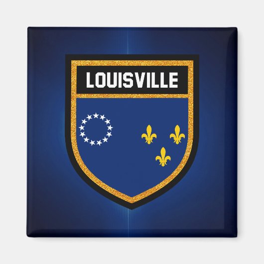 Louisville Flag Magnet (Vorne)