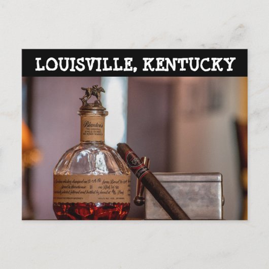 LOUISVILLE KENTUCKY BOURBON Postkarte (Vorderseite)