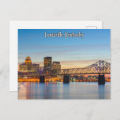 Louisville Kentucky Bridge Postcard Postkarte (Vorne/Hinten)