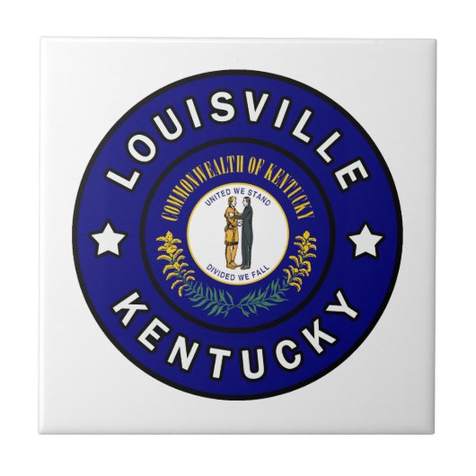 Louisville Kentucky Fliese (Vorderseite)