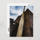 LOUISVILLE KENTUCKY GIANT BASEBALL BAT Postkarte (Vorne/Hinten)