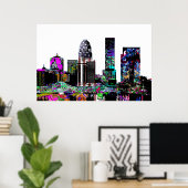 Louisville, Kentucky in Graffiti Poster (Heimbüro)