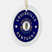 Louisville Kentucky Keramik Ornament (Rechts)