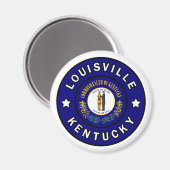 Louisville Kentucky Magnet (Vorderseite/Rückseite)
