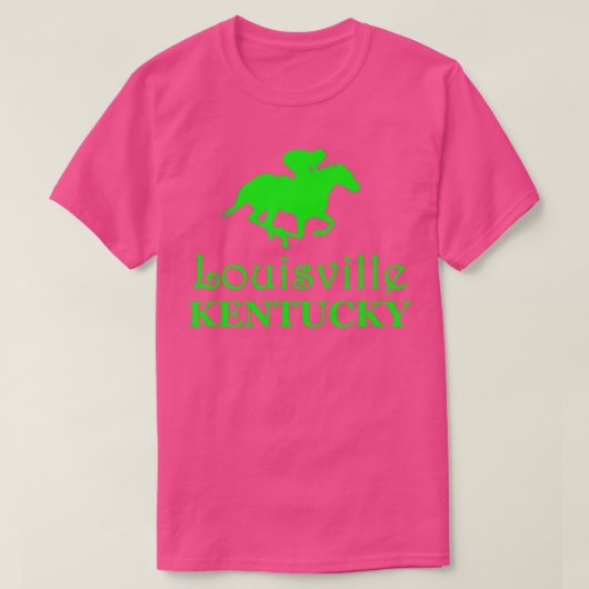 Louisville Kentucky Pferderennen T-Shirt (Design vorne)