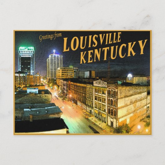 Louisville Kentucky Postcard Postkarte (Vorderseite)