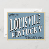 Louisville Kentucky Postcard Postkarte (Vorne/Hinten)
