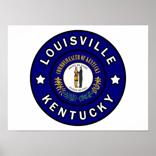 Louisville Kentucky Poster (Vorne)