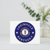 Louisville Kentucky Postkarte (Stehend Vorderseite)