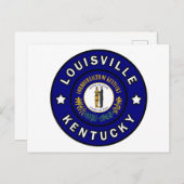 Louisville Kentucky Postkarte (Vorne/Hinten)