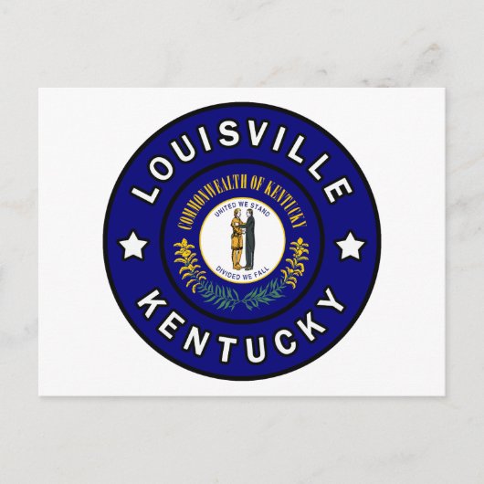 Louisville Kentucky Postkarte (Vorderseite)