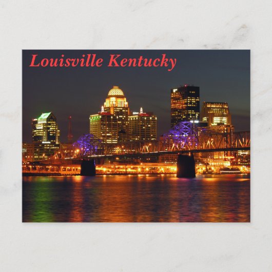Louisville Kentucky Postkarte (Vorderseite)