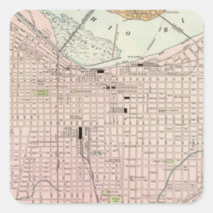 Louisville, Kentucky Quadratischer Aufkleber