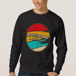 Louisville Kentucky Retro Vintag Sunset US Staat Sweatshirt