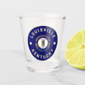 Louisville Kentucky Schnapsglas (Vorderseite)