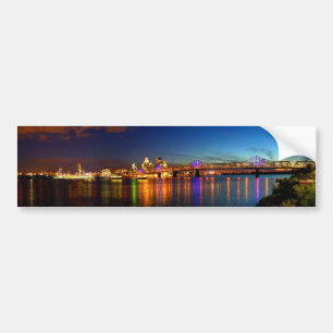 Louisville Kentucky Skyline-Autoaufkleber Autoaufkleber