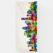 Louisville Kentucky Skyline Banner (Vertikal)