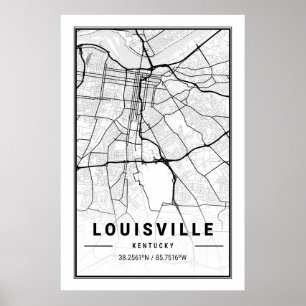 Louisville Kentucky USA City Travel Poster