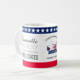 Louisville, Kentucky, Vereinigte Staaten elegant Kaffeetasse