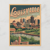 Louisville Kentucky Vintag, Reisen Postkarte (Vorderseite)