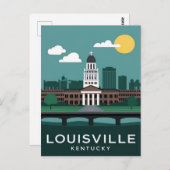 Louisville Kentucky Vintag, Reisen Postkarte (Vorne/Hinten)