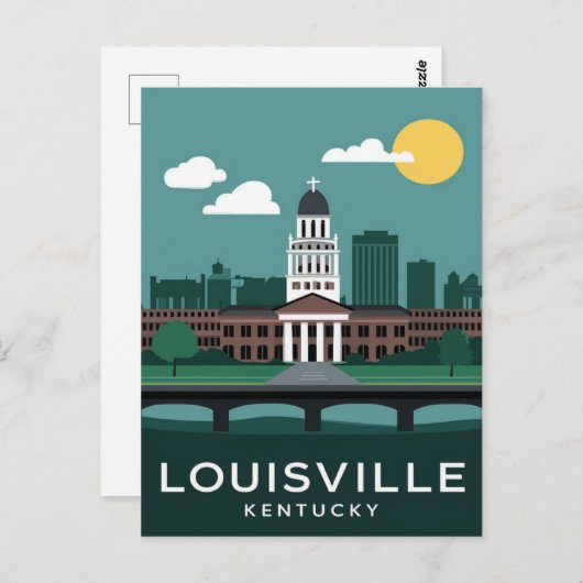 Louisville Kentucky Vintag, Reisen Postkarte (Vorne/Hinten)