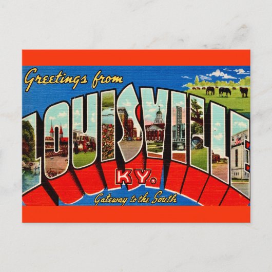 Louisville KY Grußkarte Postkarte (Vorderseite)
